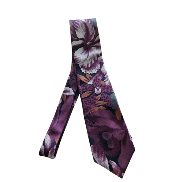 Christian Dior Monsieur Floral Silk Neck Tie - Picture 3 of 6